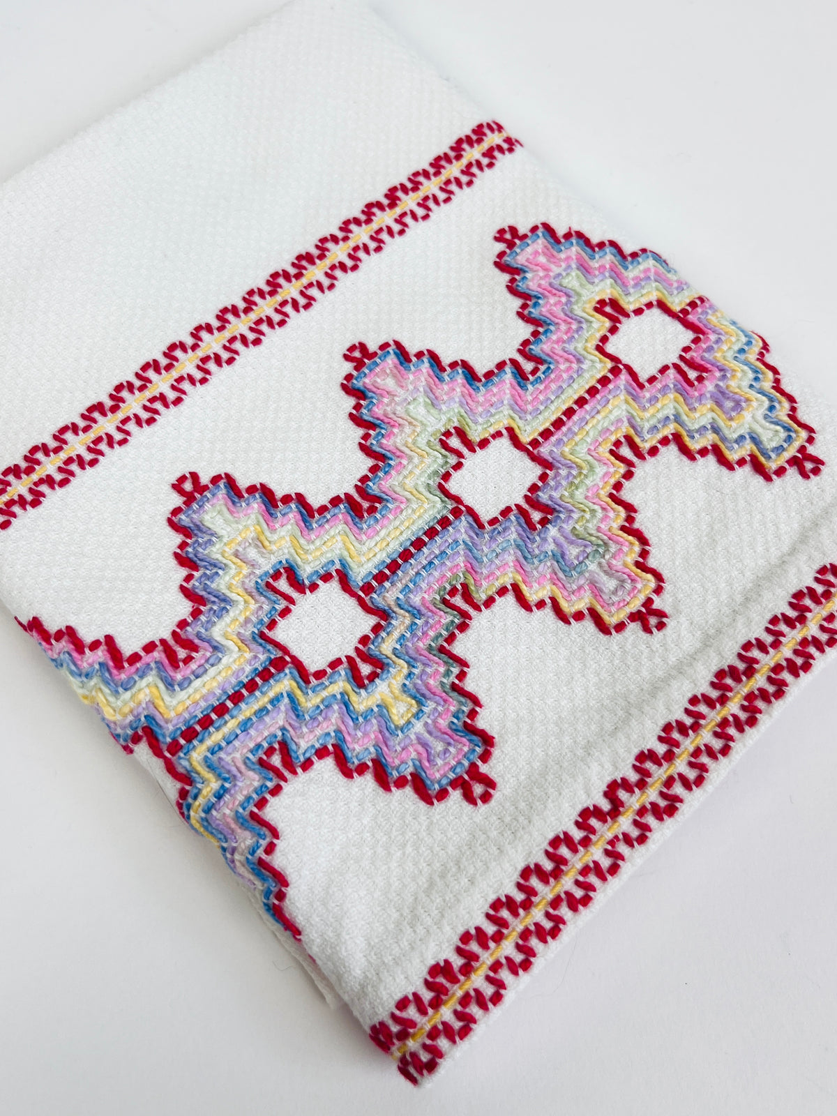 Vintage Swedish Embroidered Guest Towels