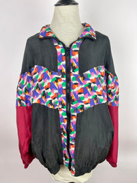 Vintage Silk Windbreaker Jacket