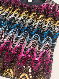 Vintage Sequin Top