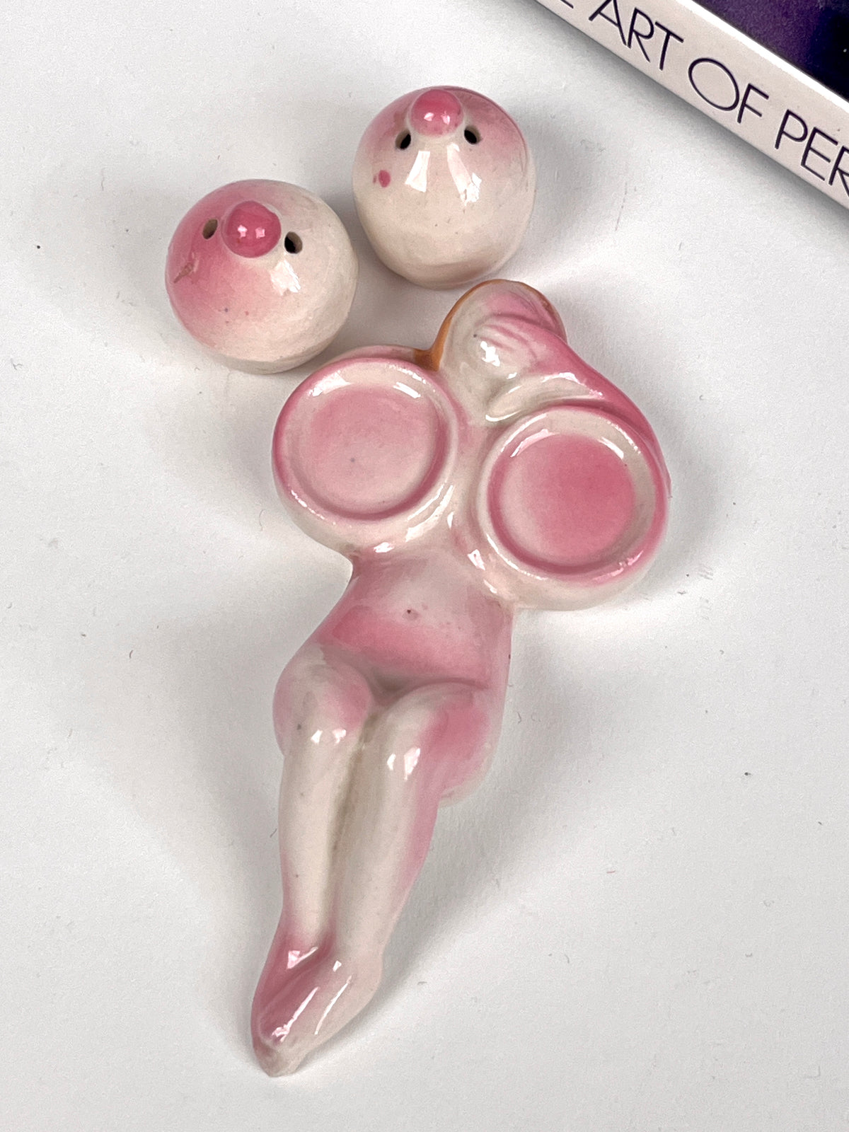 Vintage 1950s Pin-Up Salt & Pepper Shaker Set