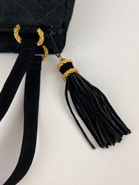 Vintage Quilted Suede Bag