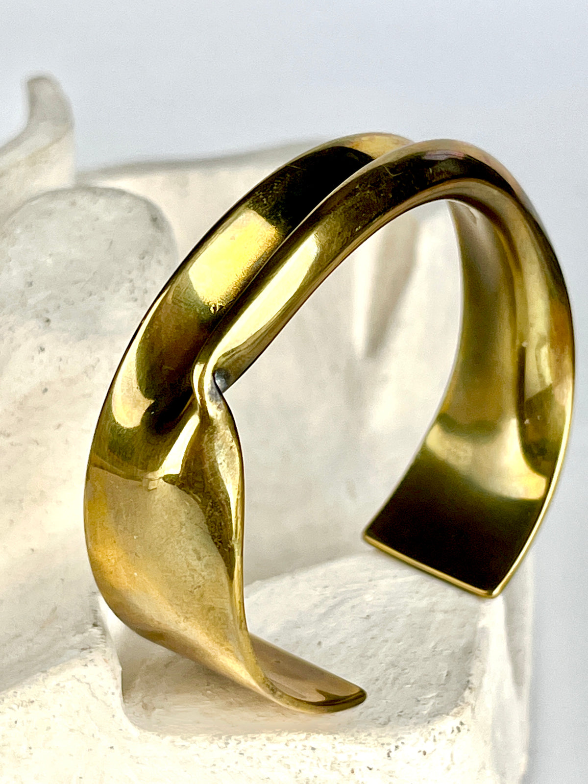 Vintage Modernist Bronze Cuff