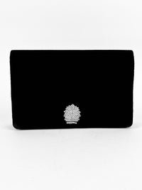Vintage Black Velvet Evening Bag