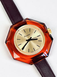Vintage Swiss Made Lucite Watch by Lucerne