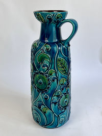 Mid-Century Modern Floral Vase by Bay Keramik