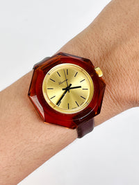 Vintage Swiss Made Lucite Watch by Lucerne