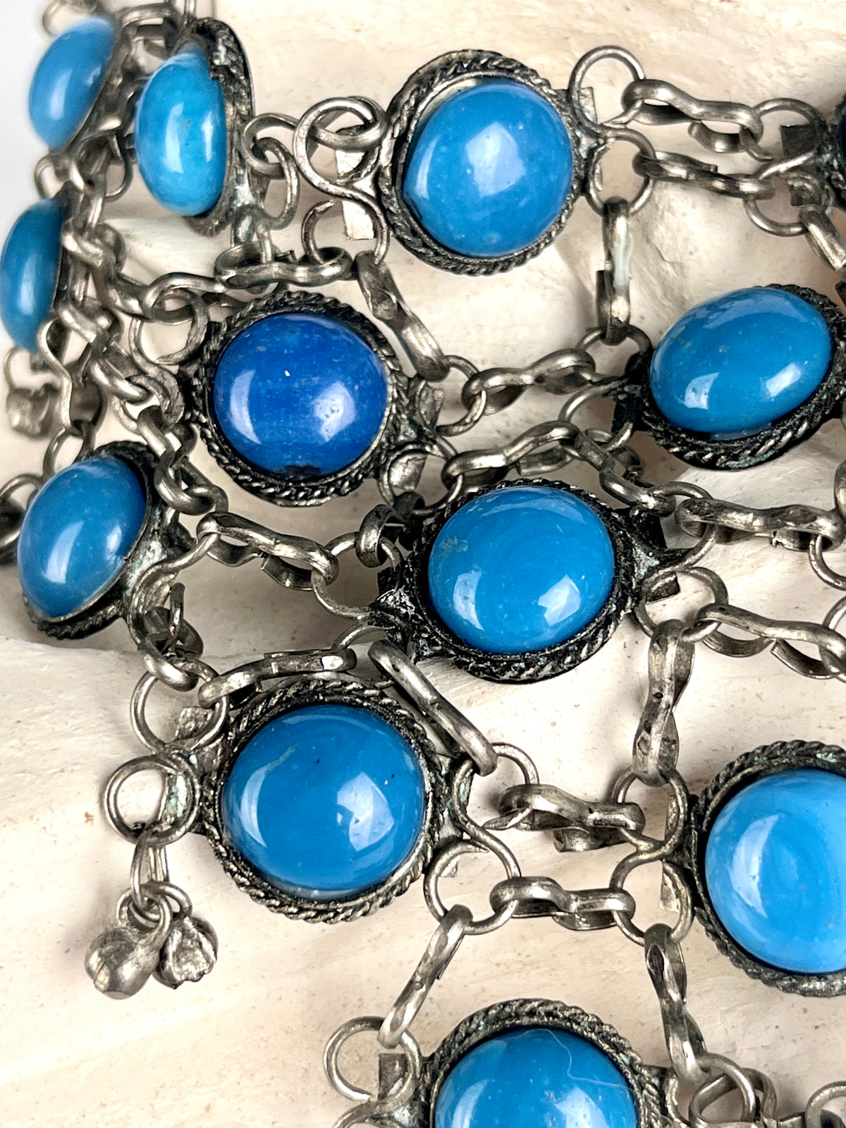 Vintage Tribal Bib Necklace