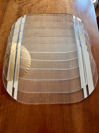 Postmodern Silver-Banded Acrylic Placemats