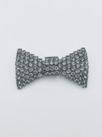 Vintage Rhinestone Bow Brooch