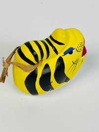 Vintage Japanese Zodiac Clay Bell - Tiger