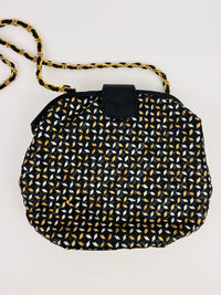 Vintage Silver, Gold & Black Bag