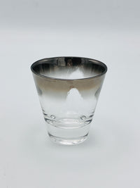 Vintage Silver Fade Shot Glasses