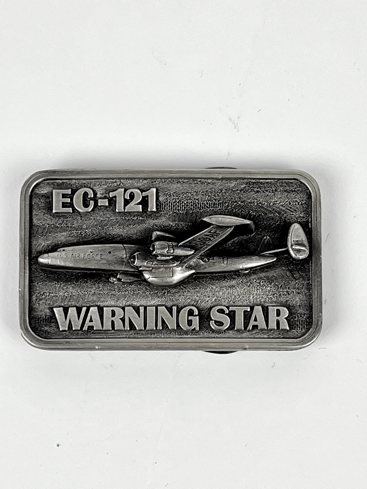 Vintage Warning Star Belt Buckle