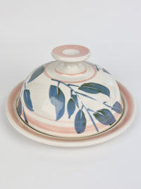 Vintage Handmade Lidded Ceramic Butter Dish