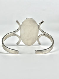 Vintage Modernist Sterling Silver Cuff Signed CII Mexico