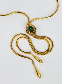 Vintage Adjustable Gold-Plated Necklace