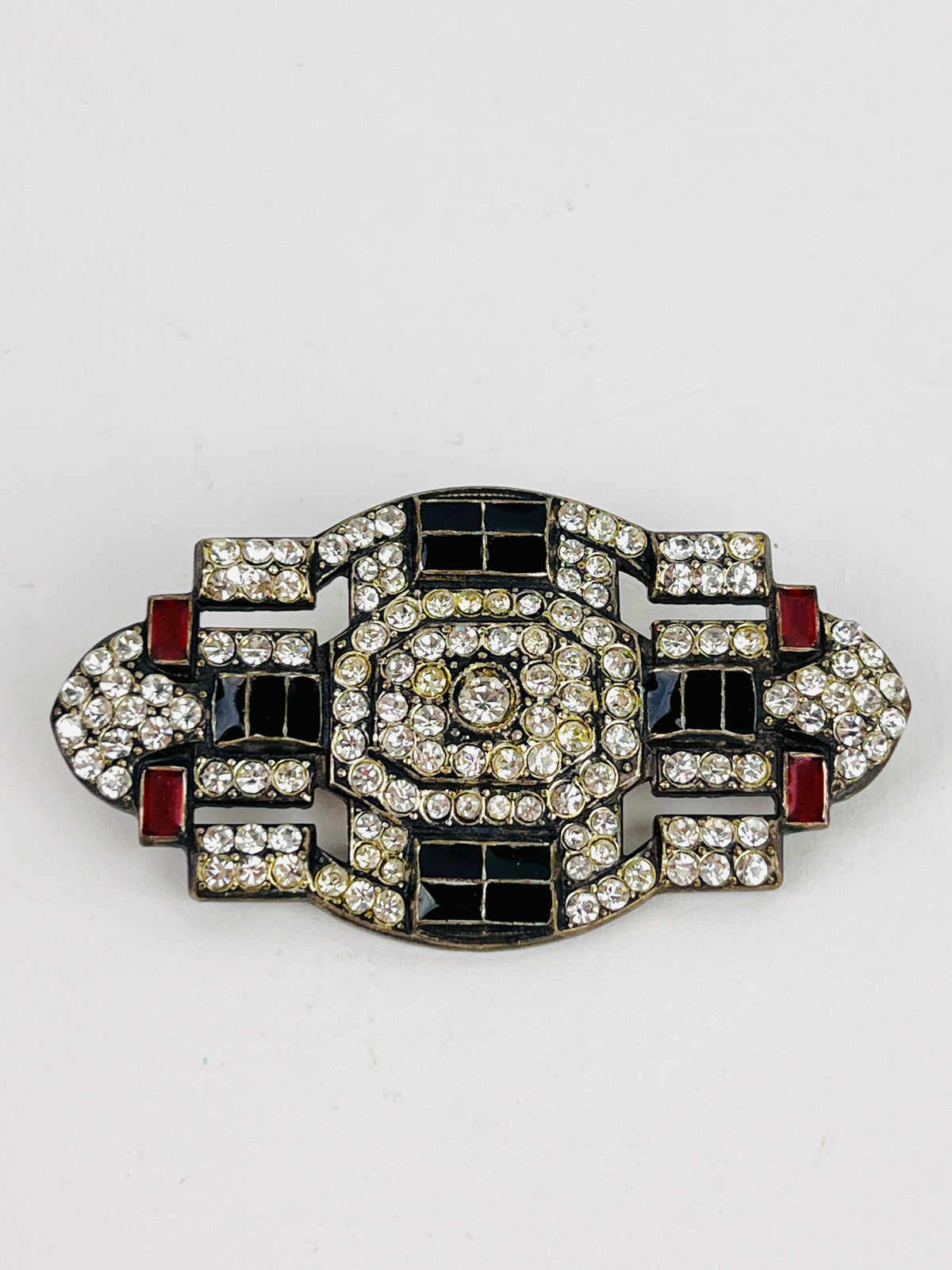 Vintage Art Deco Rhinestone Brooch