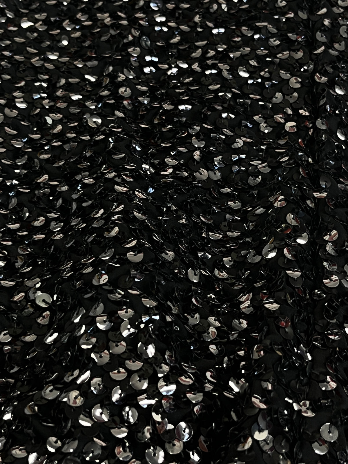 Vintage Black Sequin Jacket / Top