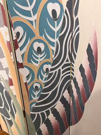 Vintage Art Deco Revival Postmodern Room Divider