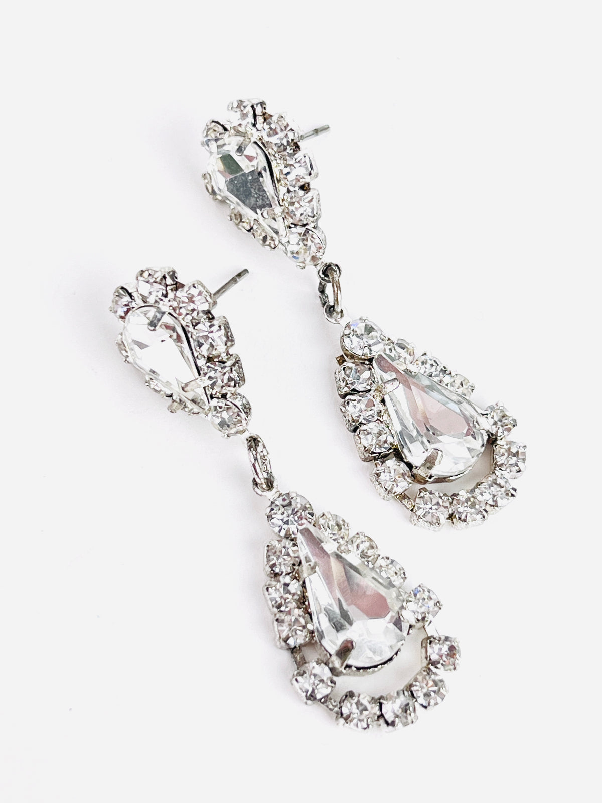 Vintage Rhinestone Earrings