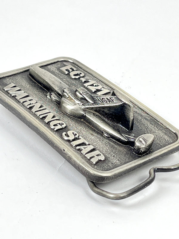 Vintage Warning Star Belt Buckle