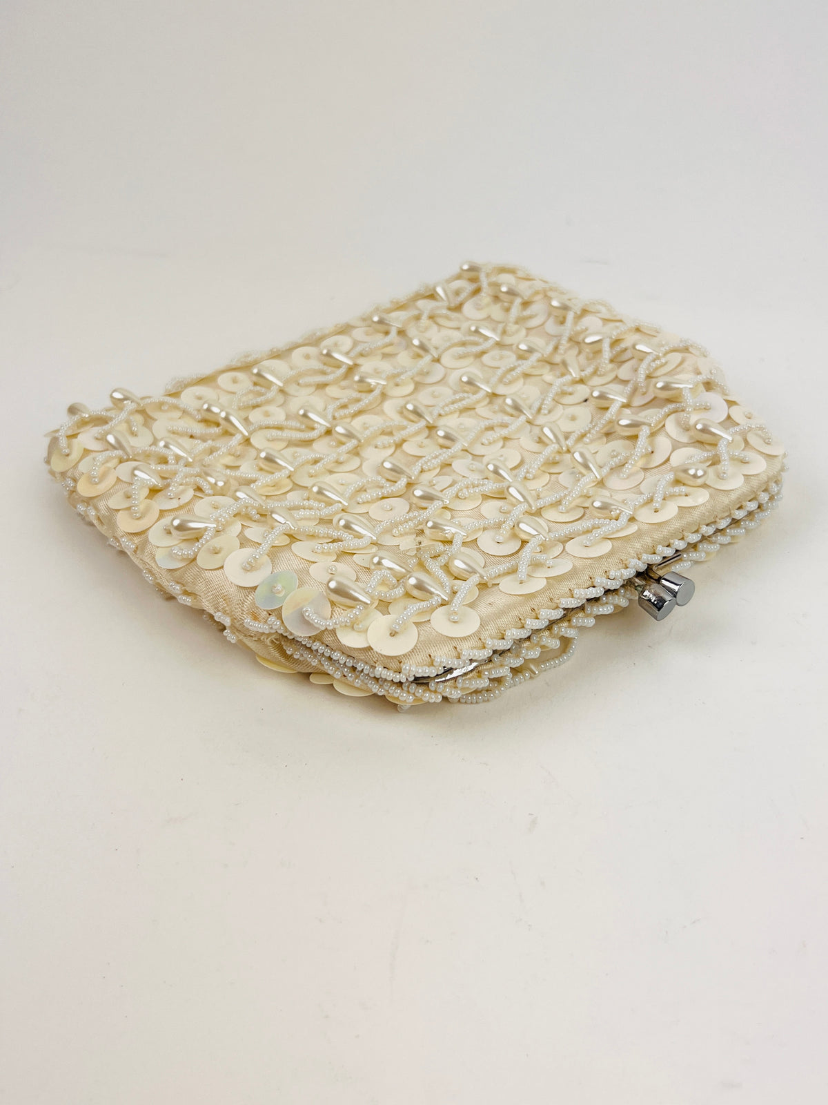 Vintage Hand-Beaded Bag