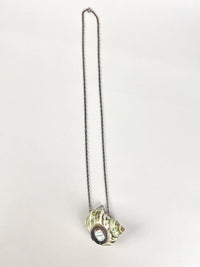 Antique Turbo Shell Snuff Box Necklace