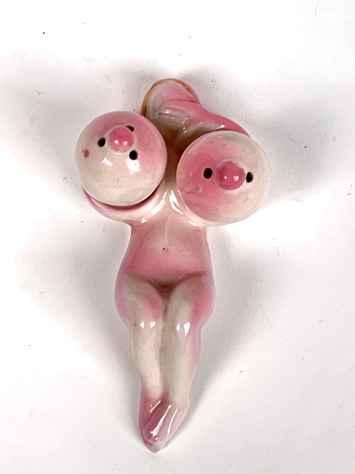 Vintage 1950s Pin-Up Salt & Pepper Shaker Set