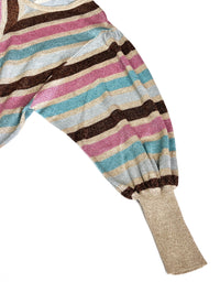 Vintage Chevron Sparkle Top