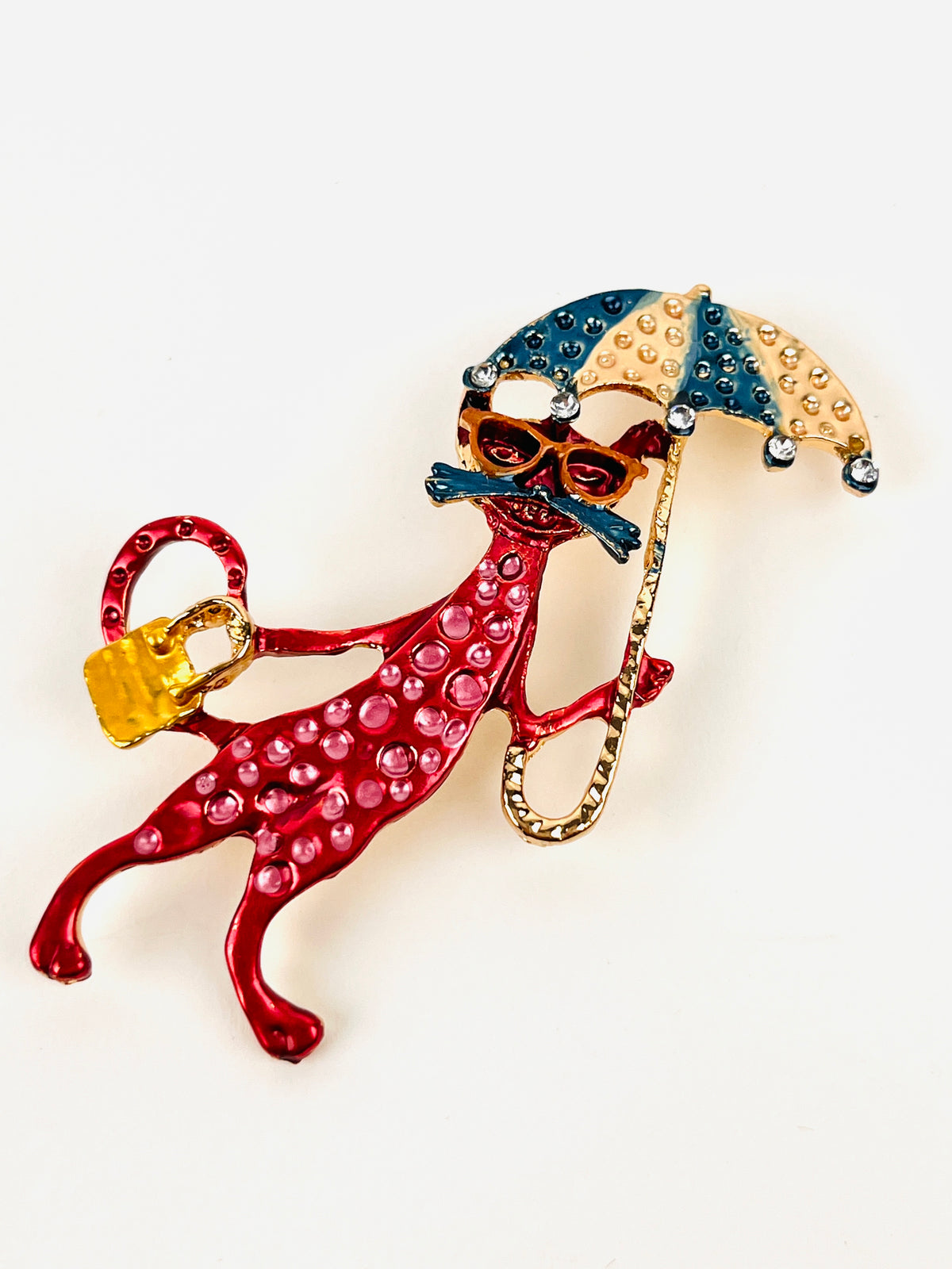 Vintage Y2K Cat Brooch