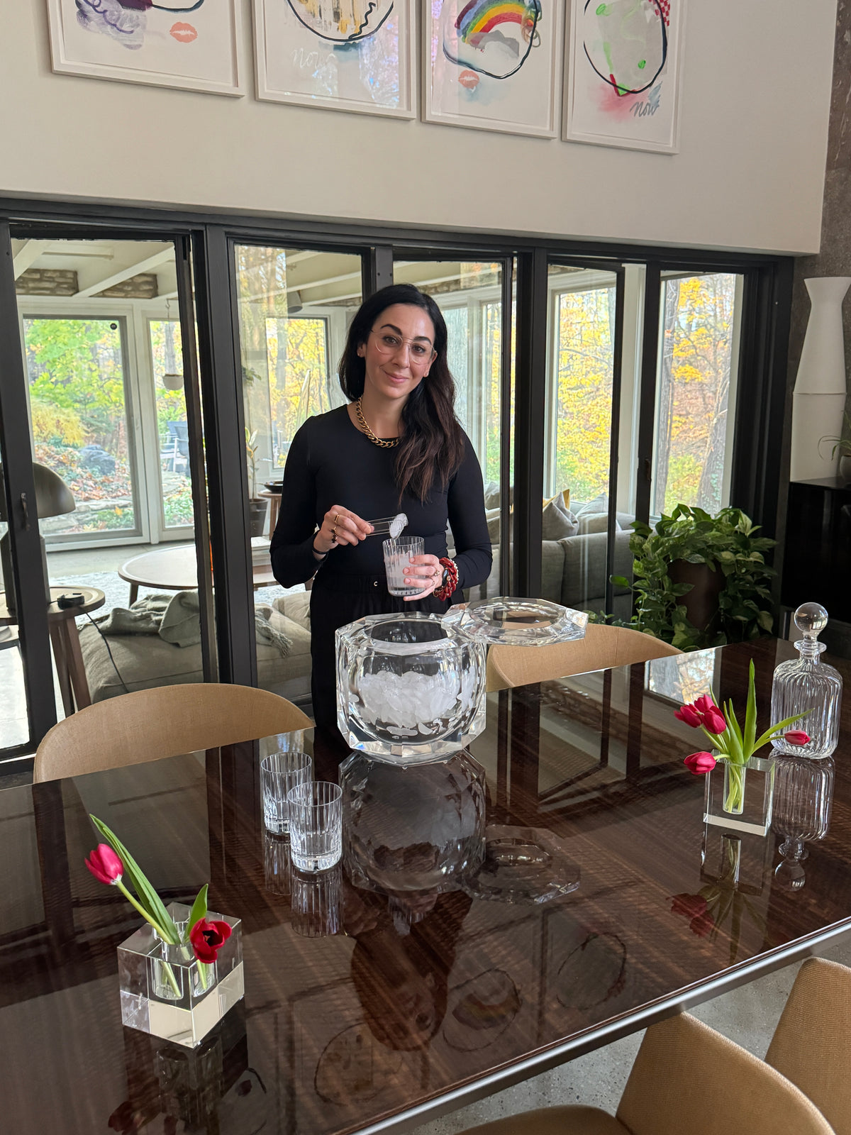 1970s Vintage Alessandro Albrizzi Lucite Ice Bucket