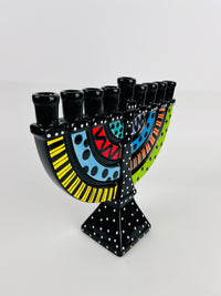 Postmodern Ceramic Menorah