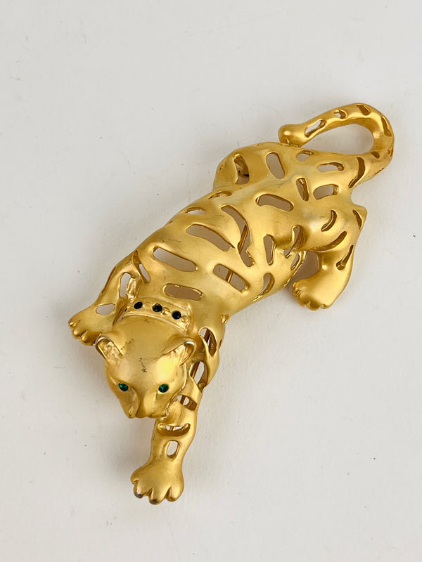 Vintage Tiger Brooch