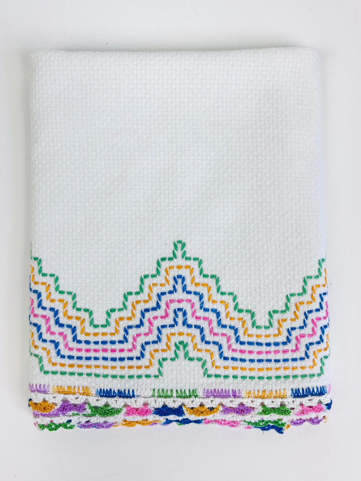 Vintage Swedish Embroidered Guest Towels