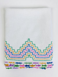 Vintage Swedish Embroidered Guest Towels