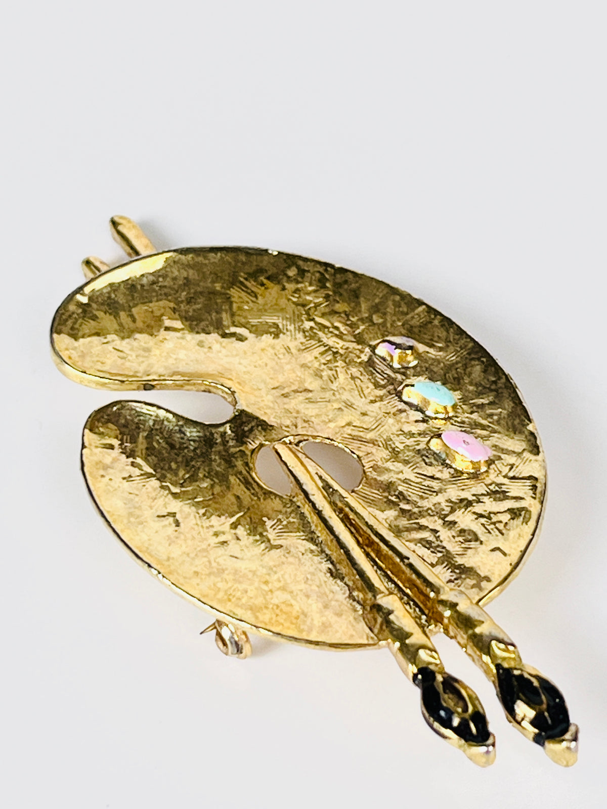 Vintage Artist Palette Brooch