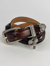 90s Vintage Leather Brighton Belt
