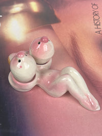 Vintage 1950s Pin-Up Salt & Pepper Shaker Set