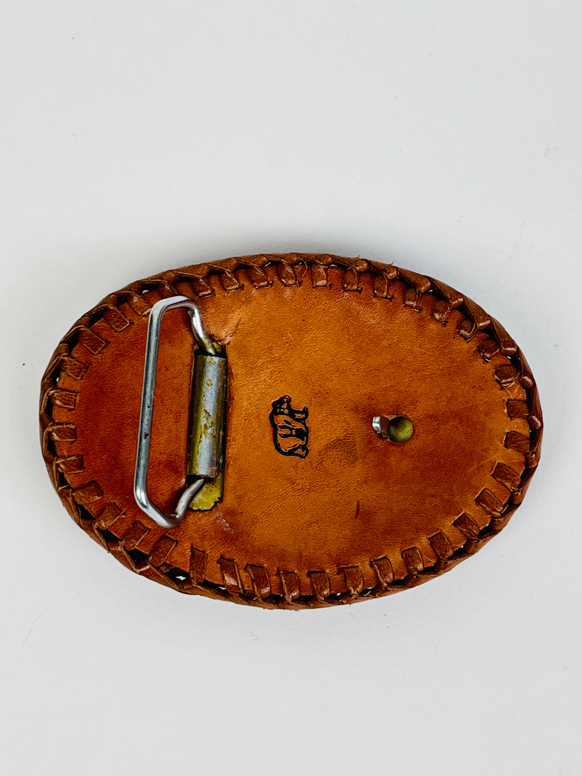 Vintage Snakeskin Belt Buckle