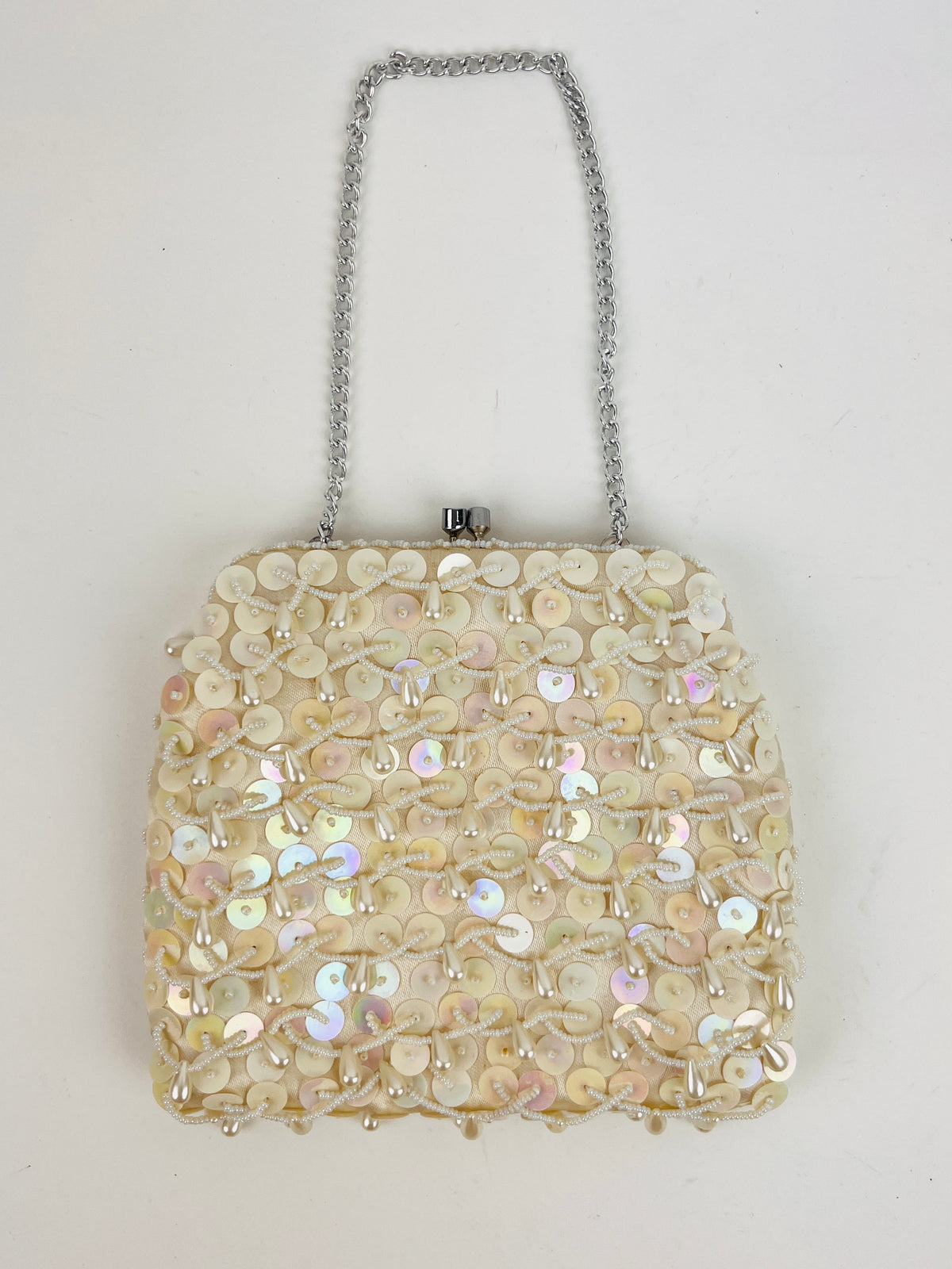 Vintage Hand-Beaded Bag