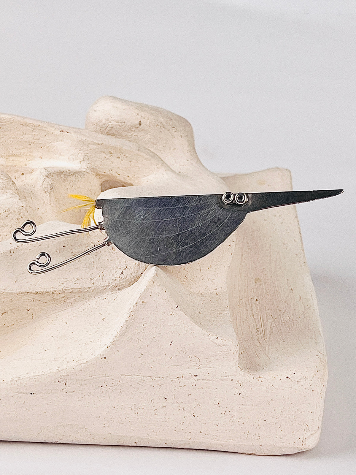 Vintage Modernist Sterling Bird Brooch by Gabrielle Gould