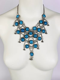 Vintage Tribal Bib Necklace