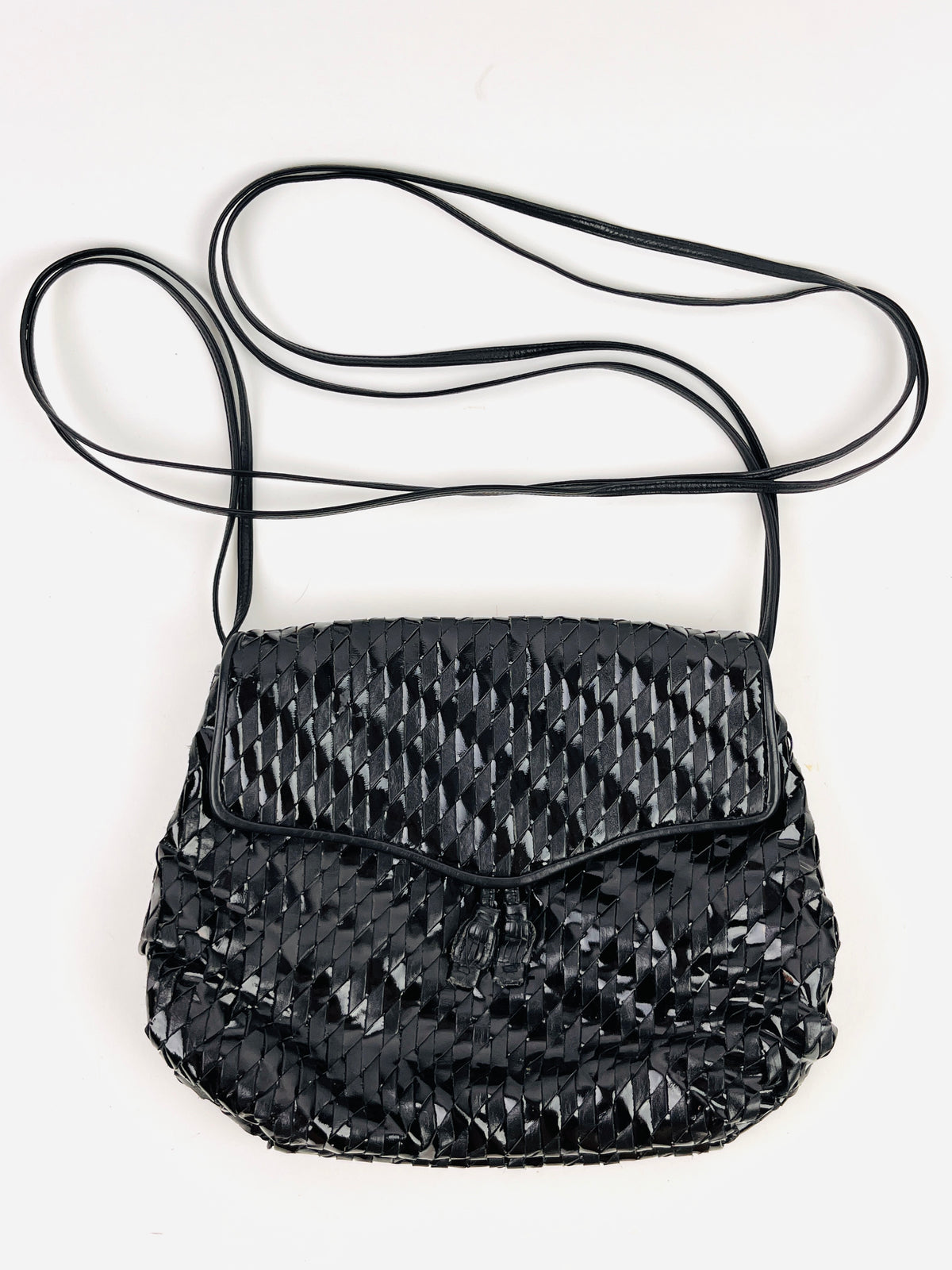 Vintage Woven Leather Bag