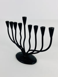 Modernist Wrought Iron Menorah