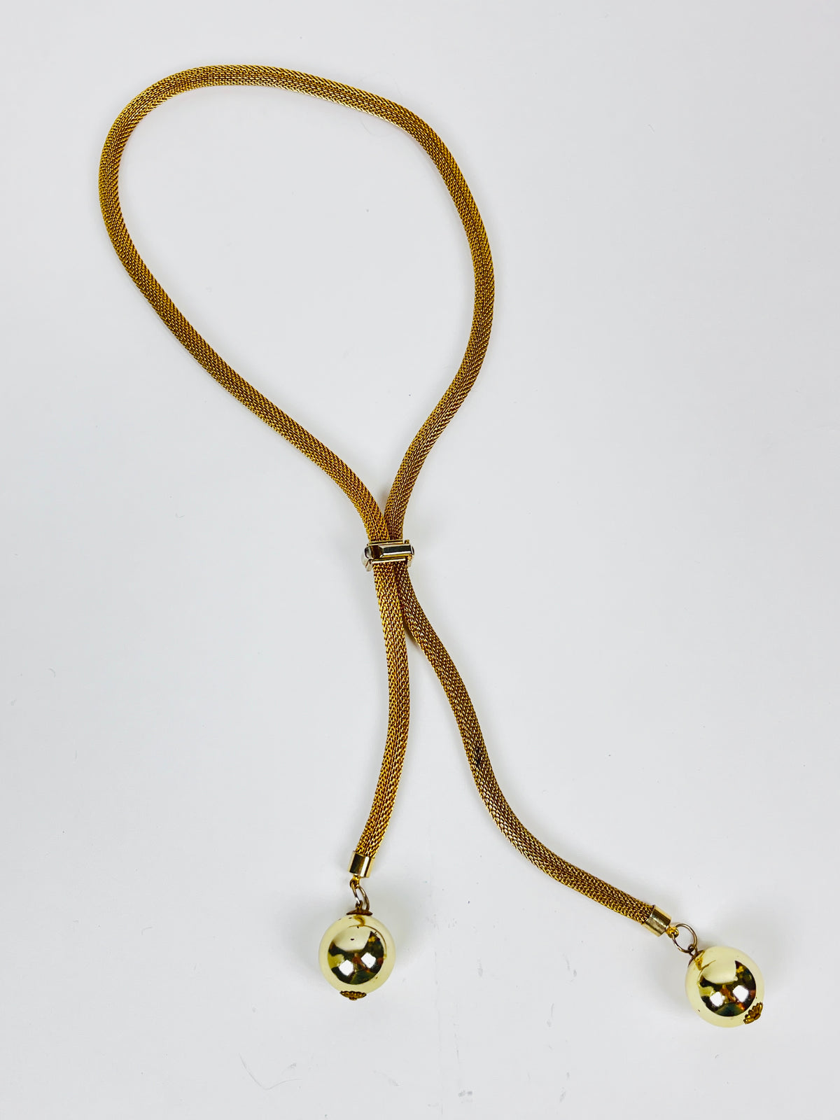 Vintage Adjustable Bauble Necklace