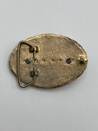 Vintage Gold Flake Belt Buckle