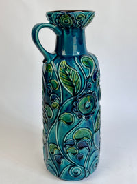Mid-Century Modern Floral Vase by Bay Keramik