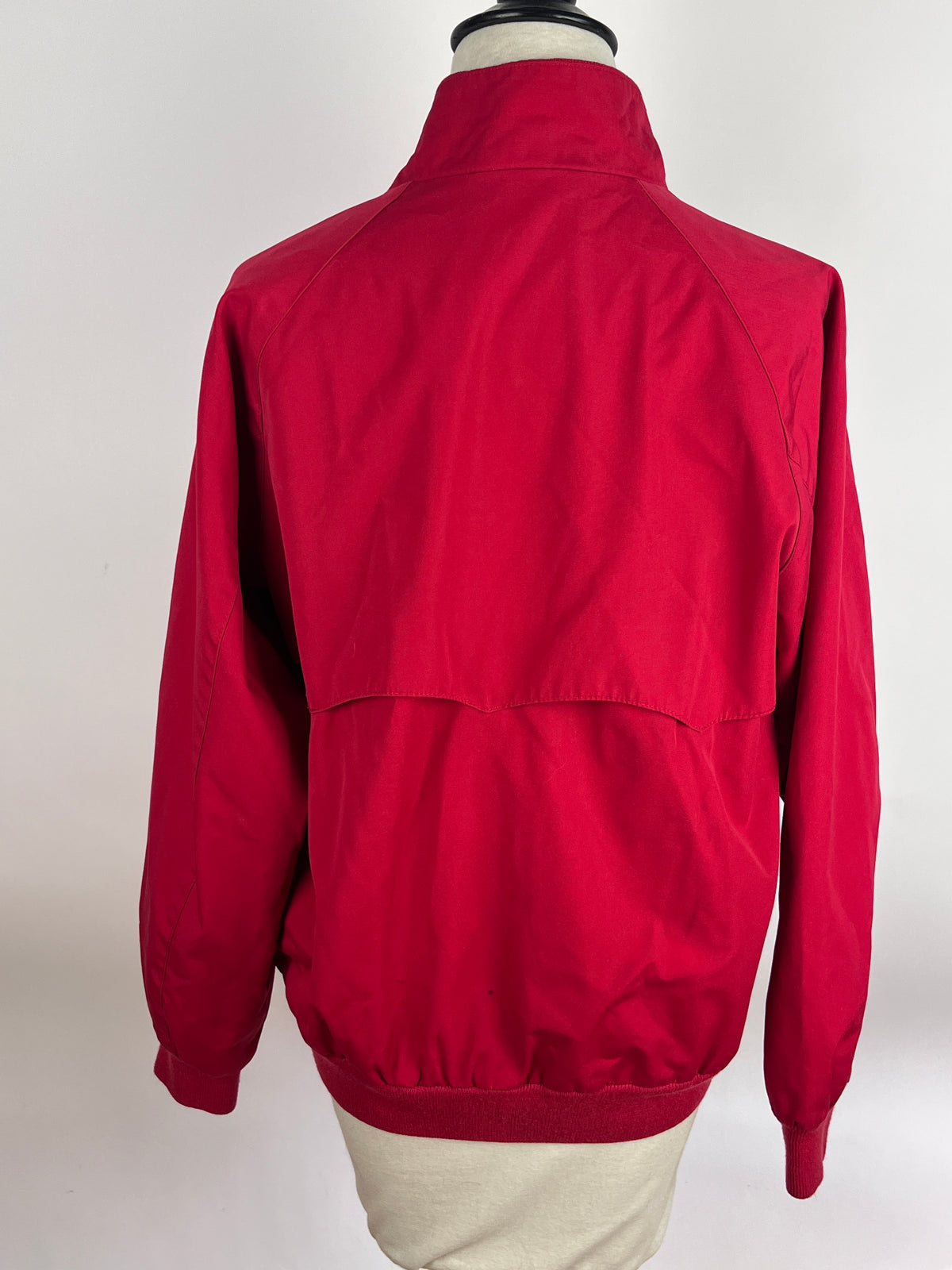 Red Vintage Jacket with Plaid Lining