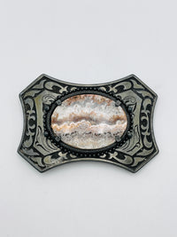 Vintage Agate Belt Buckle
