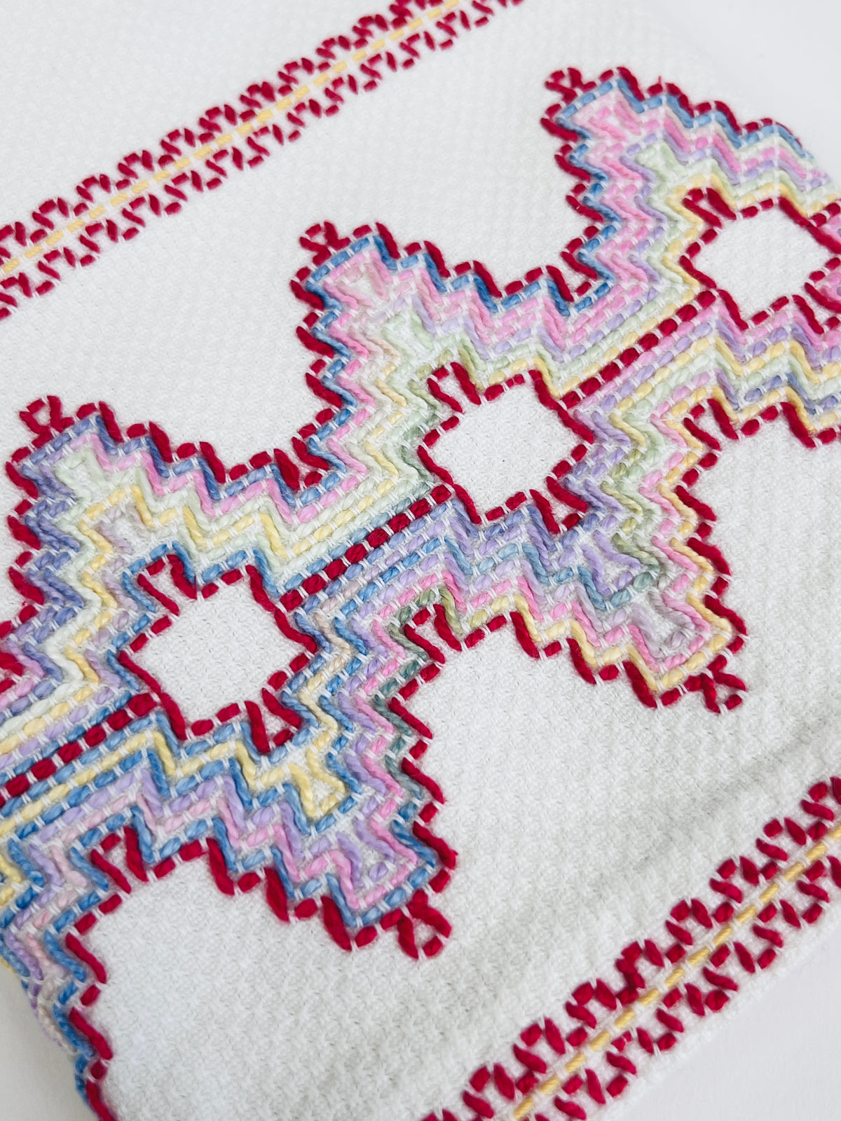 Vintage Swedish Embroidered Guest Towels